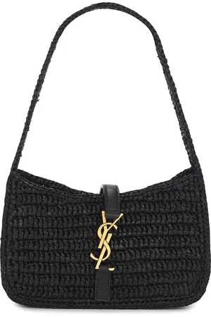 Saint Laurent Mini Le 5 A 7 Hobo Bag in - Black. Size all.