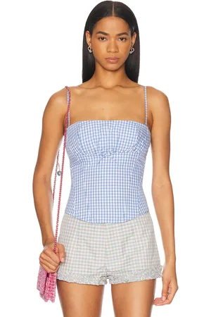 SANDY LIANG Hotaru Top in - Baby Blue. Size L (also in M, S, XS).