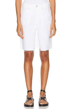 Mother SNACKS! The Yummy Bermuda Fray in - White. Size 26 (also in ).