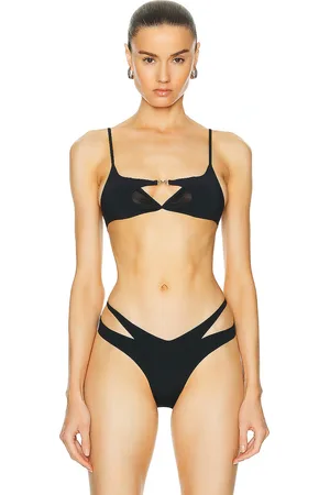 MUGLER Cut Out Bikini Top in - . Size 34 (also in ).