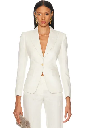 Tom Ford Single Breasted Jacket in - White. Size 38 (also in ).