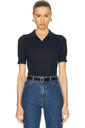 Ami Adc Polo in - Navy. Size S (also in ).