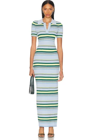 MONSE Jacquard Maxi Dress in - Baby Blue. Size M (also in ).