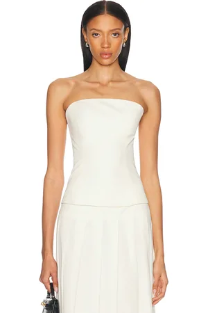 Alfie Bustier Top in - Cream. Size L (also in ).