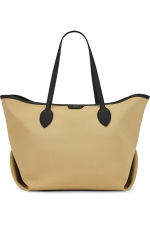 Khaite Amalia Canvas Medium Tote Bag in - Beige. Size all.