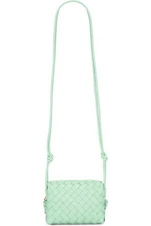 Bottega Veneta Mini Loop Bag in - Sage. Size all.