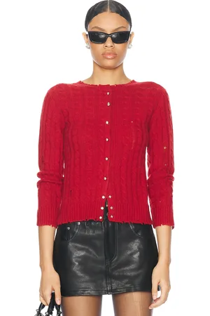 Marc Jacobs Shrunken Cable Cardigan in - Red. Size XS (also in ).
