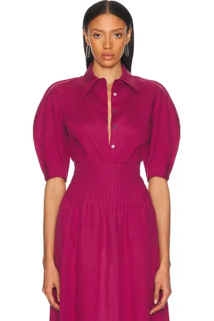 GABRIELA HEARST Sansi Top in - Pink. Size 36 (also in 38, 40).