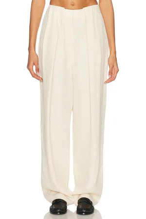 Stella McCartney Linen Balloon Trouser in - Cream. Size 36 (also in 40, 42).