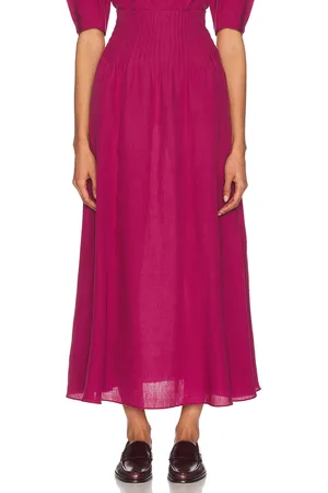 GABRIELA HEARST Penelope Skirt in - Pink. Size 36 (also in 38, 42).