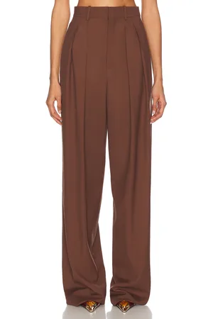 Saint Laurent Straight Leg Pant in - Brown. Size 38 (also in 40).