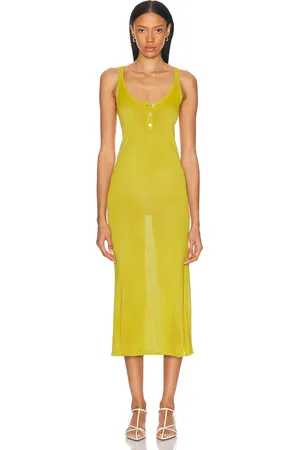 BRANDON MAXWELL The Catherine Dress in - Green. Size L (also in ).