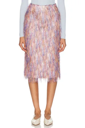 GABRIELA HEARST Manuela Skirt in - Lavender. Size 36 (also in 38, 40).