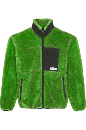 Metalwood Painted Sherpa Fleece Jacket in - . Size L (also in S, M, XL/1X).