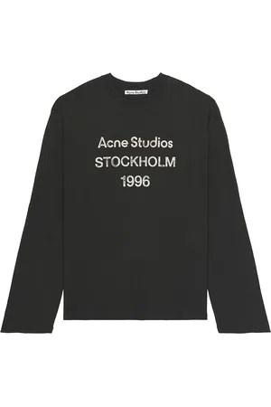 Acne Studios Edden Long Sleeve T-Shirt in - Black. Size L (also in S, M, XL/1X).