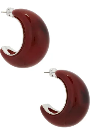RONNY KOBO Sardonyx Hoop in - Brown. Size all.