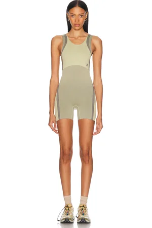 On Running Studio Knit Bodysuit in - Olive. Size L (also in XS, S, M).