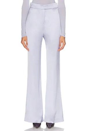 ALEXANDRE VAUTHIER Satin Tailoring Pant in - Lavender. Size 34 (also in 36, 38, 40, 42, 44).