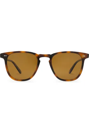 GARRETT LEIGHT Brooks Sun in Spotted Brown Shell & Semi-flat Pure Coffee Polar - Brown. Size all.