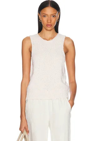 Rohe Knitted Halter Top in - White. Size 42 (also in ).