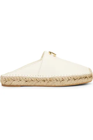VALENTINO GARAVANI V Logo Moon Espadrille Mule in - White. Size 41 (also in ).