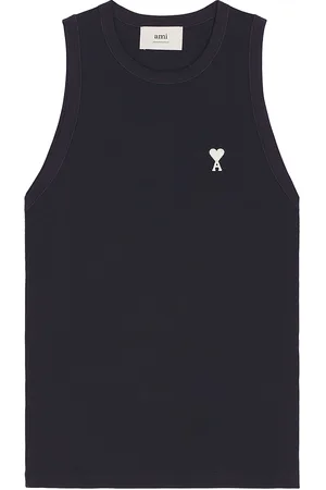 Ami ADC Tank Top in - Black. Size L (also in S, M, XL/1X).