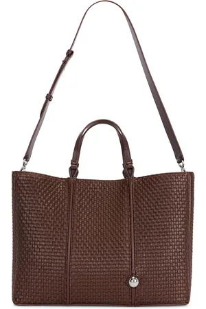 Jacquemus Le Cabas Marino Horizontal Tote in - Chocolate. Size all.