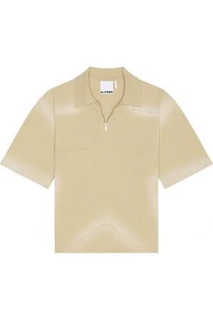 Le PÈRE Le Pre Star Polo in - Cream. Size L (also in M, S, XL/1X).