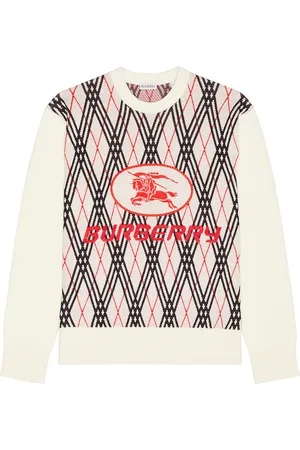 Burberry Ranger Crewneck Sweater in - Ivory. Size L (also in S, M, XL/1X).