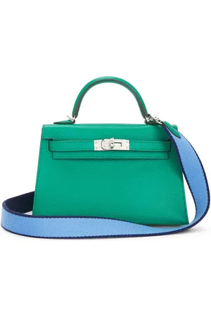Hermès Epsom Kelly 20 Handbag in - Green. Size all.