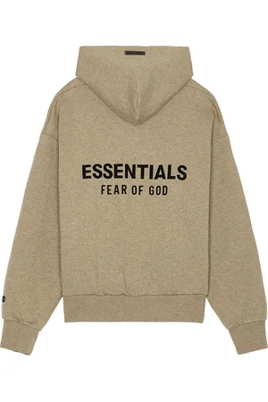 FEAR OF GOD Classic Fit Fleece Hoodie in - Neutral. Size L (also in XS, S, M, XL, XXL).