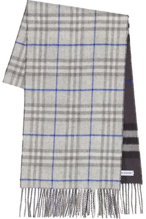 Burberry Check Scarf in - Grey. Size all.