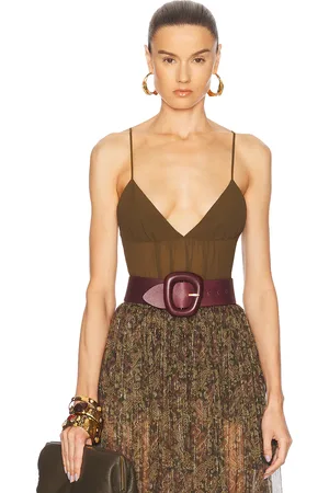 Saint Laurent Camisole Top in - Brown. Size 34 (also in 40, 36, 38).