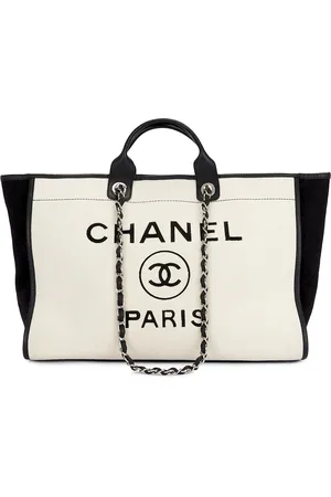 CHANEL Deauville GM Tote Bag in - . Size all.