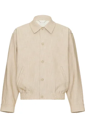 Simkhai Archibald Blouson Shirt Jacket in - Neutral. Size L (also in S, M).
