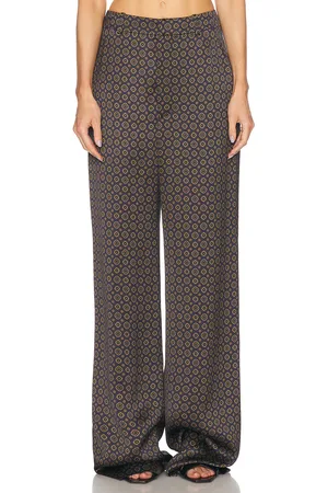 Saint Laurent Wide Leg Pant in - Navy. Size 40 (also in ).