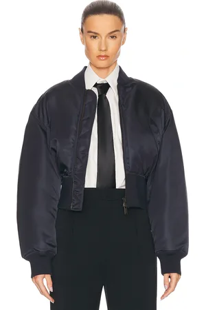 Saint Laurent Bomber Jacket in - Navy. Size 34 (also in 40, 36, 38).