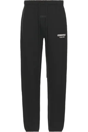 FEAR OF GOD Classic Fit Fleece Sweatpant in - Black. Size L (also in XS, S, M, XL, XXL).