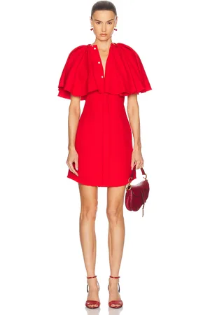 Ami Shirt Dress in - Red. Size 34 (also in 36, 38, 40).