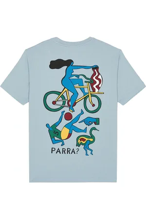 By Parra Vase Delivery T-Shirt in - Baby Blue. Size L (also in M, S).