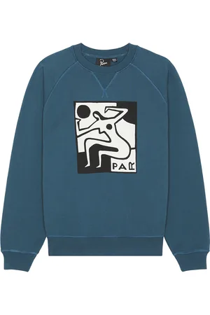 By Parra Ball Sports Crew Neck Sweatshirt in - Blue. Size L (also in S, M, XL/1X).