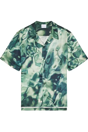 BLUE SKY INN Shirt in - Green. Size L (also in S, XL/1X).