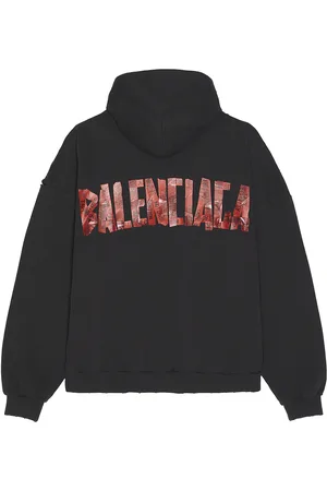 Balenciaga Large Zip-Up Hoodie in - Black. Size 1 (also in 2, 3).