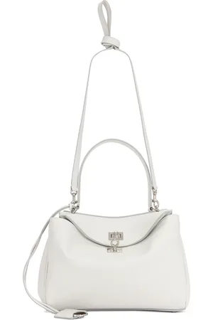 Balenciaga Rodeo Grained Leather Small Top Handle Bag in - . Size all.