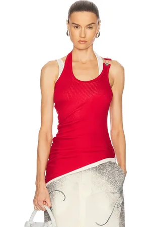 Jean Paul Gaultier Tank Top in - Red. Size L (also in XXS, XS, S, M, XL).