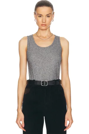 Loulou de Saison Alicudi Tank Top in - Grey. Size M (also in ).