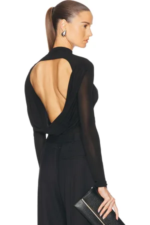 Jean Paul Gaultier Backless Long Sleeve Top in - . Size L (also in XS, S, M).