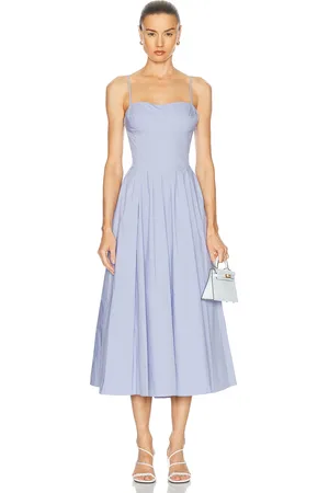 Simkhai Kittiya Midi Dress in - Blue. Size 0 (also in 2, 4, 6, 8).