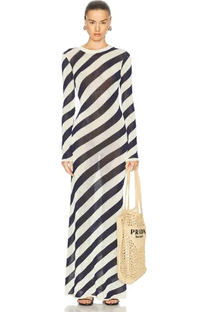 SER.O.YA Rubi Knit Maxi Dress in - Navy. Size L (also in XS, S, M, XL).