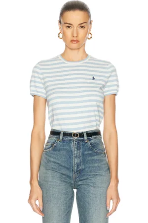 Ralph Lauren Short Sleeve Crew Neck Sweater in - Baby Blue. Size L (also in XS, S, XL).